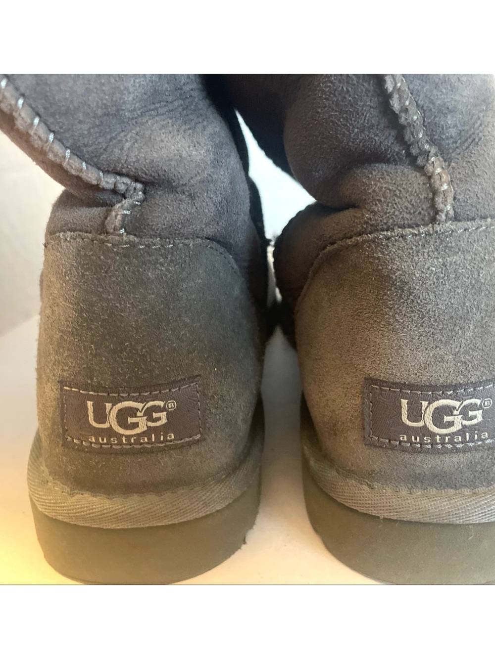 UGG Women's Tall II  Suede Winter Boots - Gray Size 9 - Picture 10 of 10
